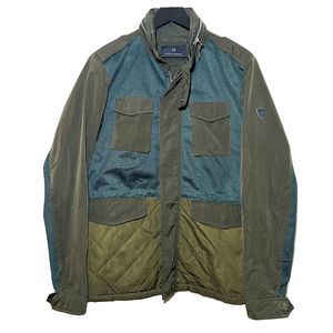 Scotch & Soda Mens Lightweight Quality Summer Jacket Size M Olive Green